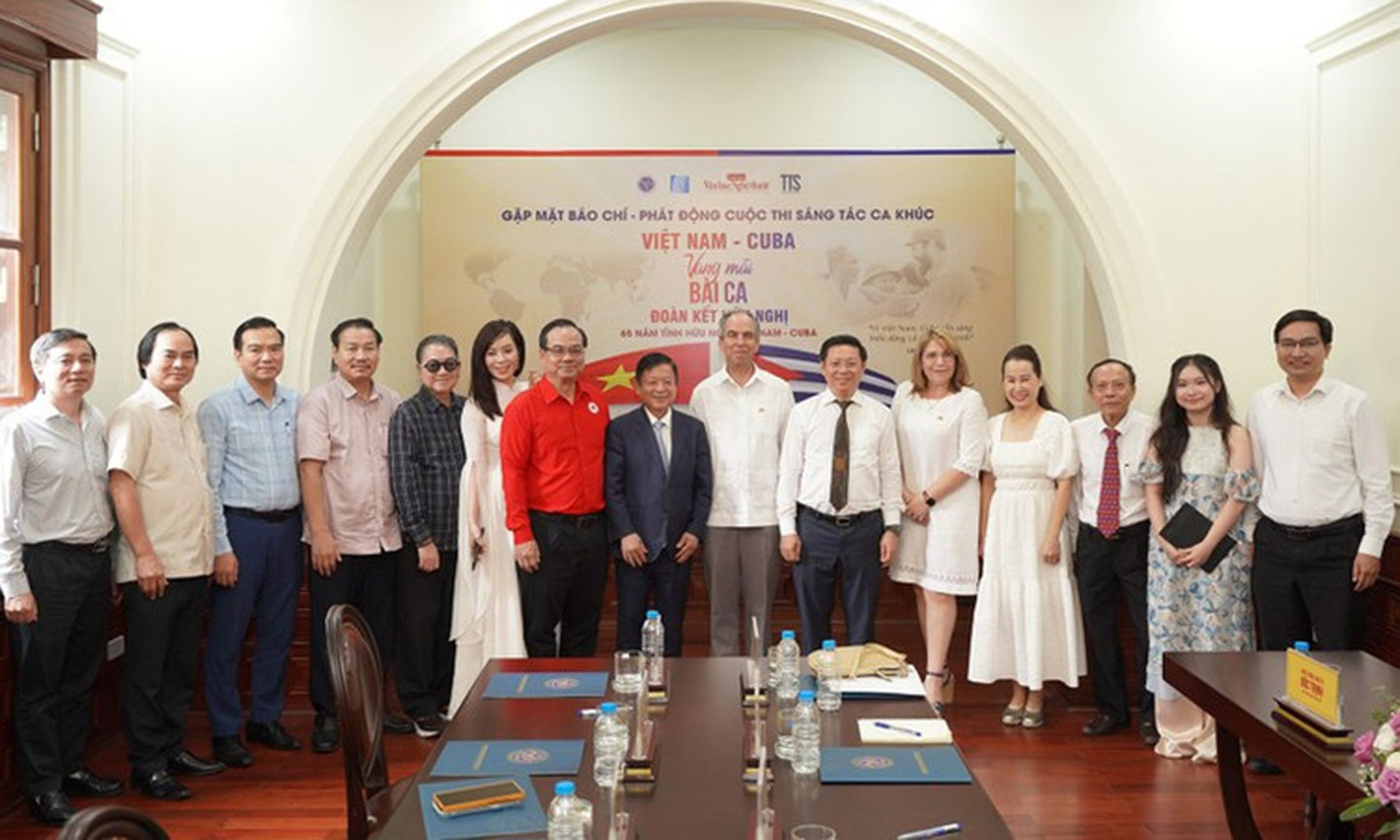 Songwriting contest praising Viet Nam–Cuba friendship launched