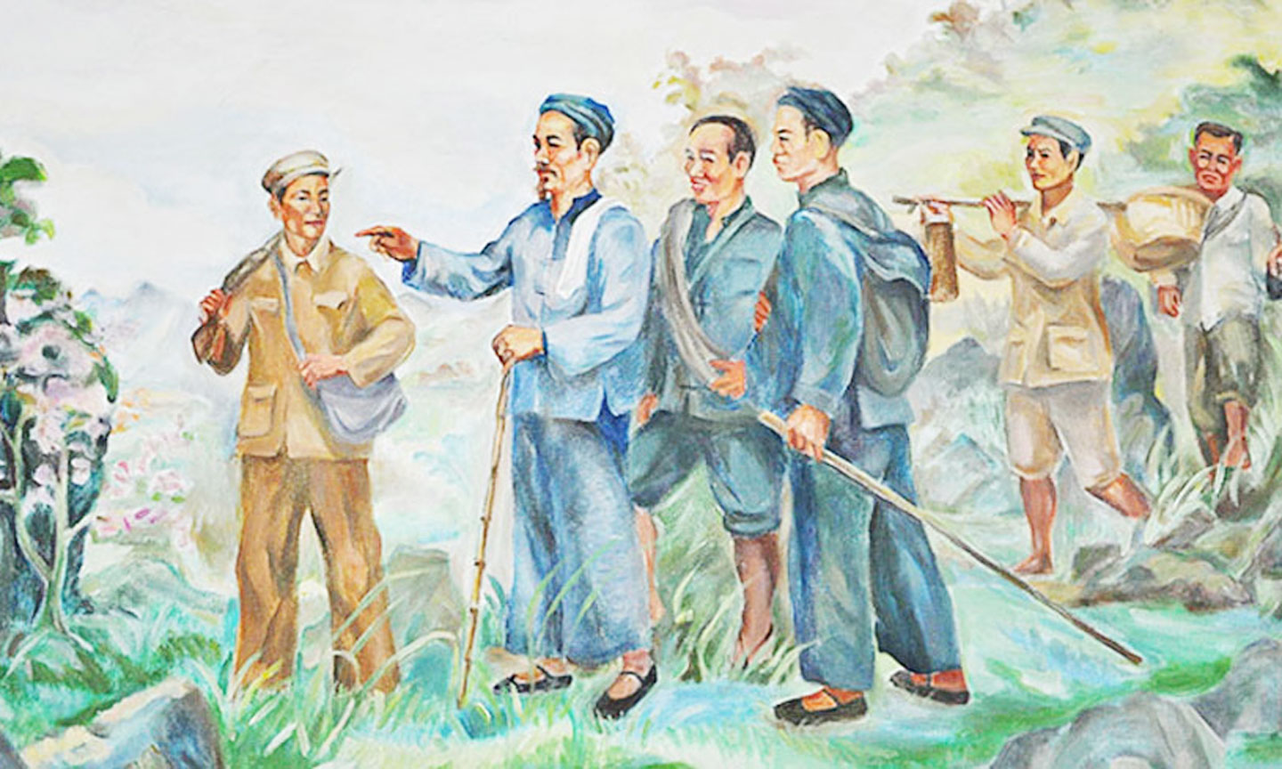 Bác Hồ về nước ngày 28-1-1941 sau cuộc hành trình 30 năm tìm đường cứu nước, cứu dân để  trực tiếp lãnh đạo cách mạng Việt Nam.                                                                                       Ảnh: Tư liệu