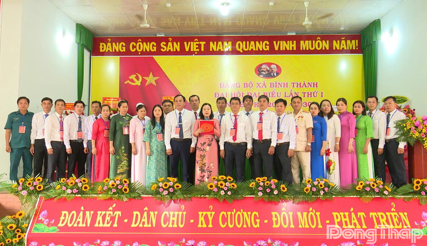 Ban Chấp hành Đảng bộ xã Bình Thành khóa I, nhiệm kỳ 2025 - 2030 ra mắt trước Đại hội