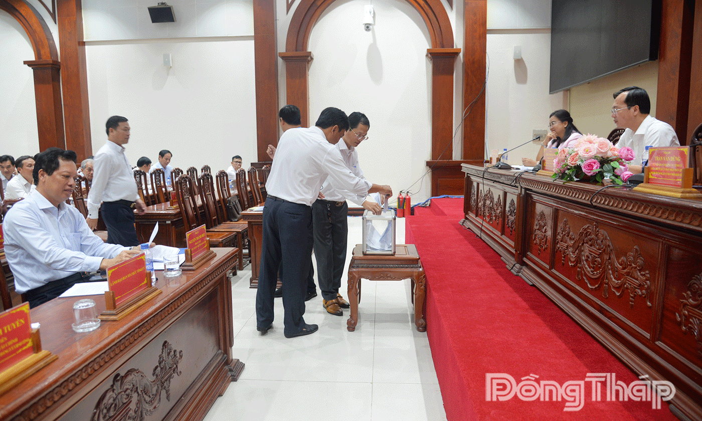 Hội nghị thực hiện quy trình kiện toàn Ban Chấp hành Đảng bộ UBND tỉnh Đồng Tháp nhiệm kỳ 2025-2030.