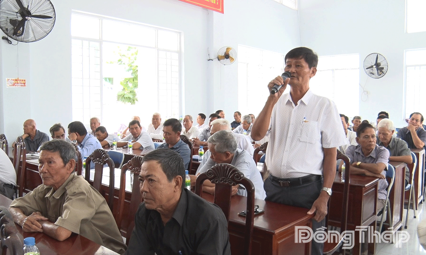 Cử tri Mỹ Tịnh An kiến nghị nhiều vấn đề dân sinh.