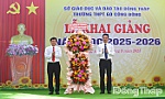 Phó Chủ tịch UBND tỉnh Nguyễn Thành Diệu dự Lễ khai giảng tại Trường THPT Gò Công Đông