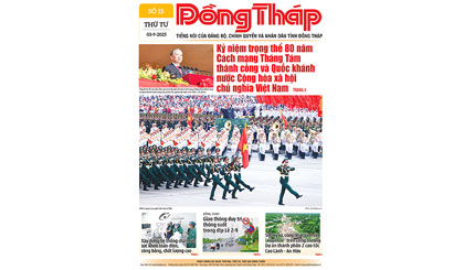 Đón đọc Báo Đồng Tháp số ra ngày 3-9
