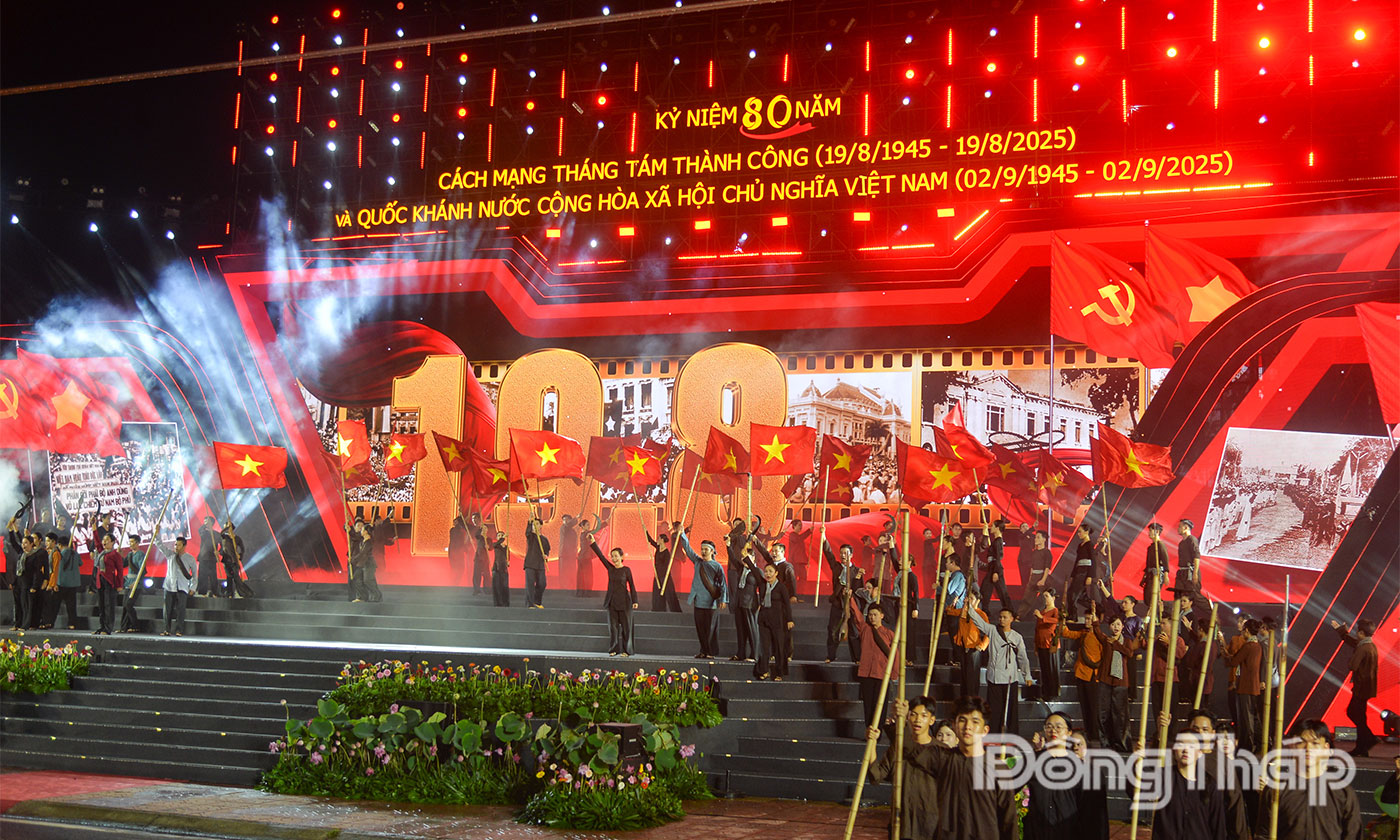 Đồng Tháp: Đặc sắc chương trình nghệ thuật chào mừng kỷ niệm 80 năm Cách mạng Tháng Tám thành công và Quốc khánh 2-9