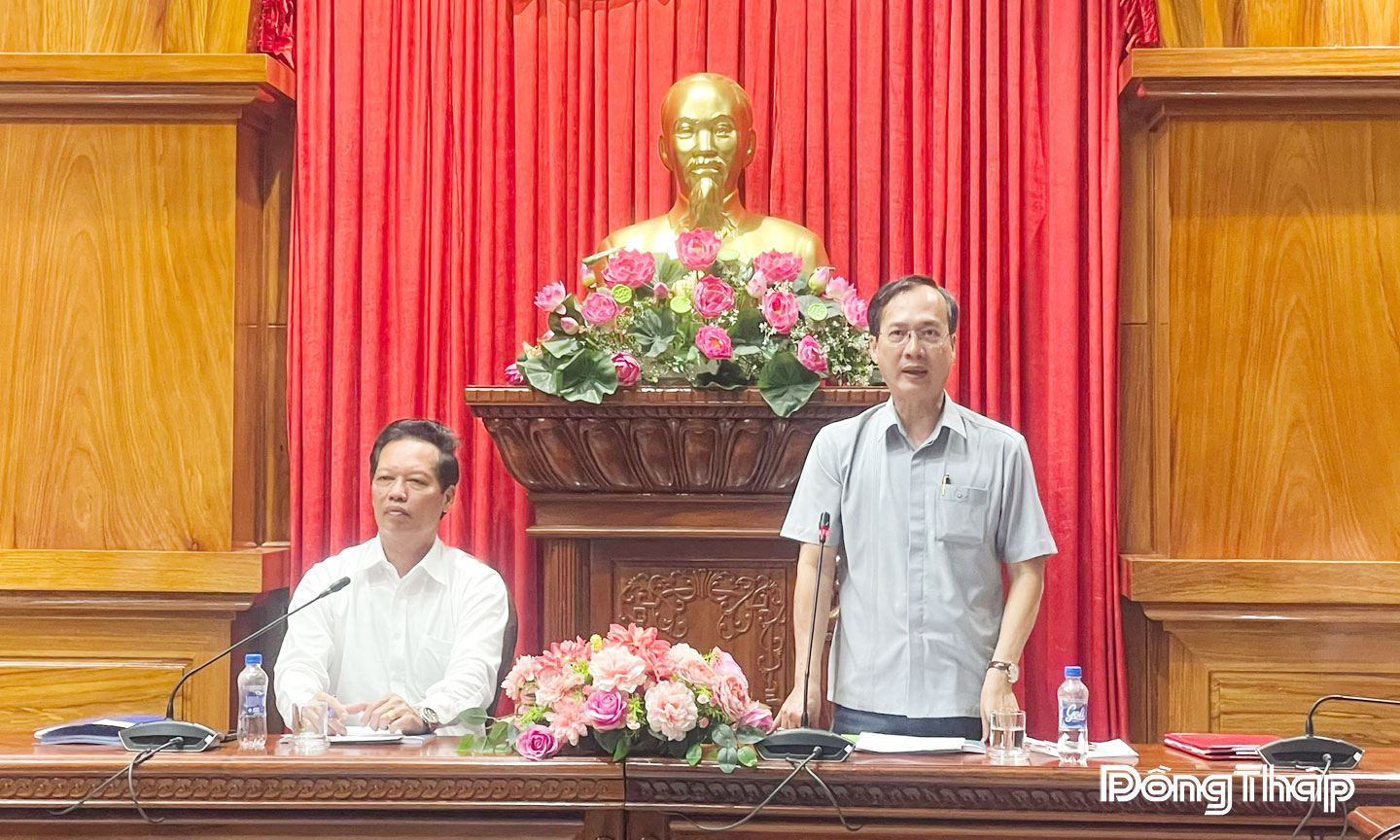 Đơn vị tư vấn EAI báo cáo về định hướng quy hoạch tỉnh Đồng Tháp