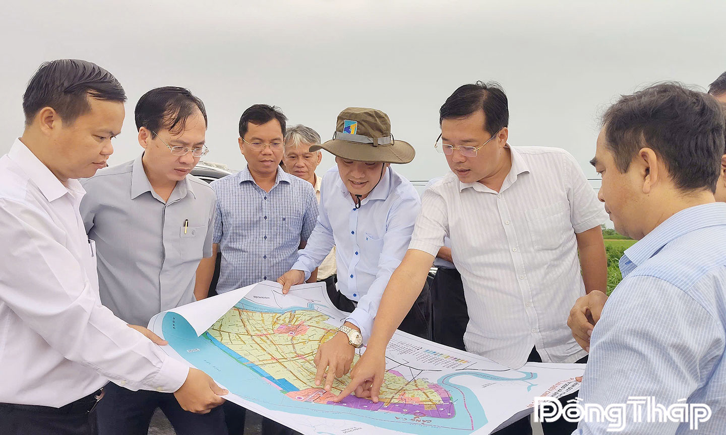 Bí thư Tỉnh ủy Đồng Tháp Lê Quốc Phong khảo sát các dự án, công trình trọng điểm
