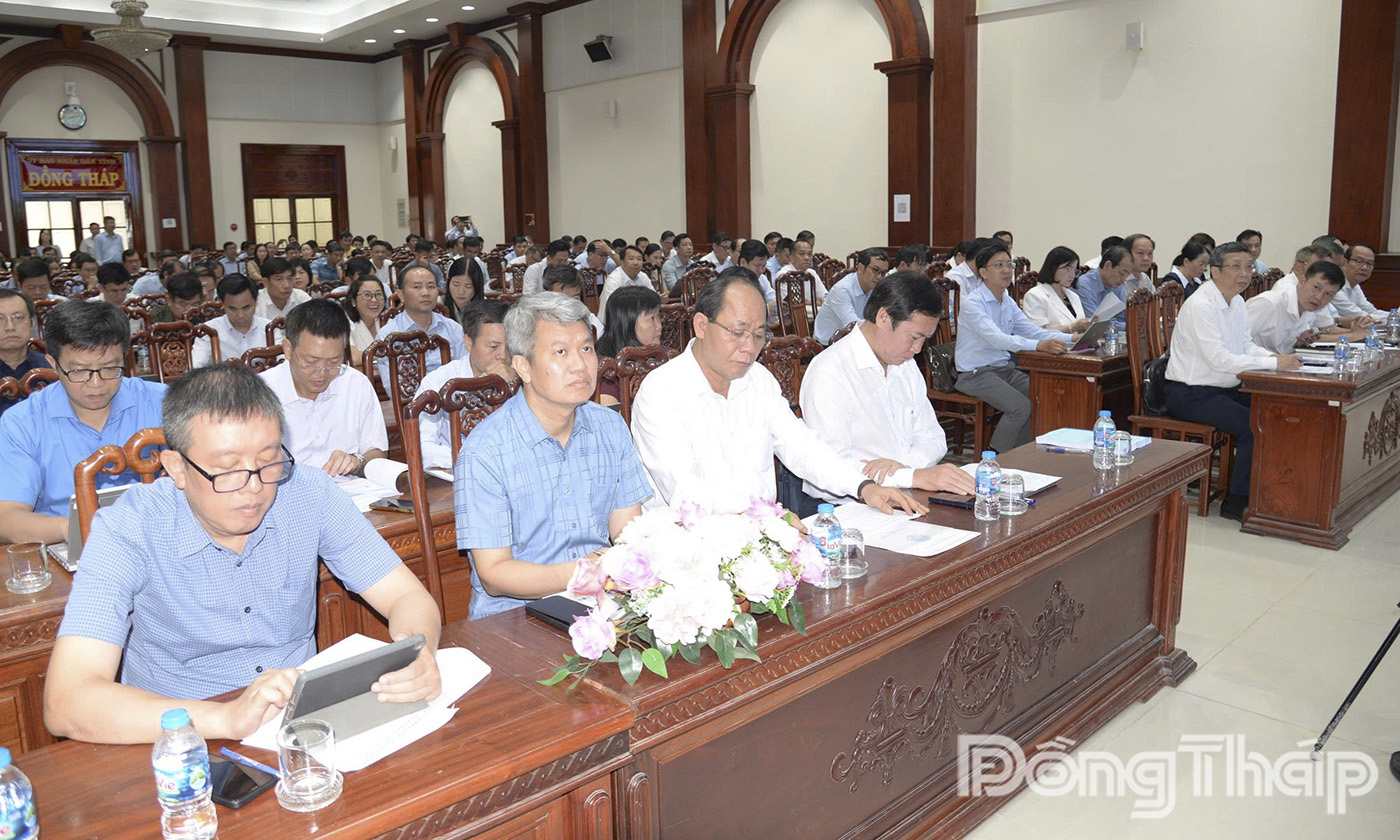Các đại biểu tham gia hội nghị.