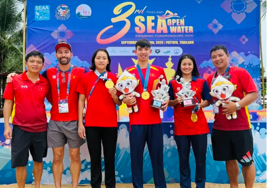 VĐV Việt Nam thi đấu hiệu quả tại giải. Ảnh: LÊ THANH