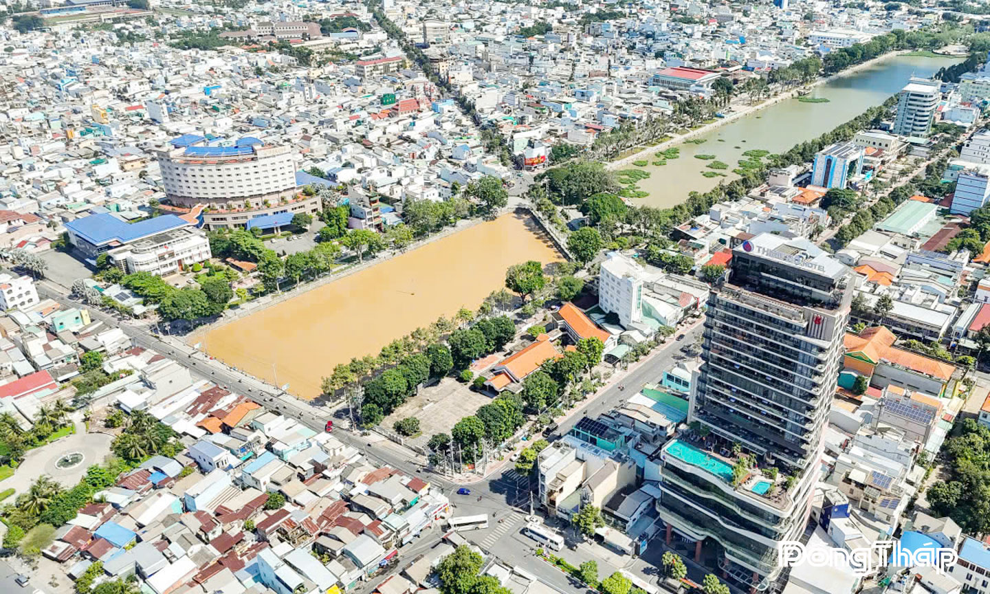 Tỉnh Đồng Tháp ngày càng văn minh, hiện đại.                                                                                                                         Ảnh: TRUNG HẬU