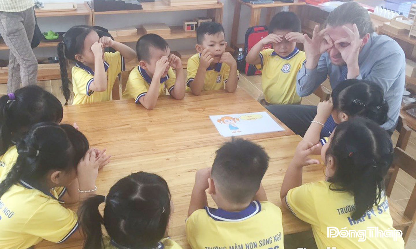 Trường Mầm non tư thục Bình Nhì đầu tư khang trang, góp phần nâng cao chất lượng giáo dục ở địa phương.                                                               Ảnh: THU HOÀI