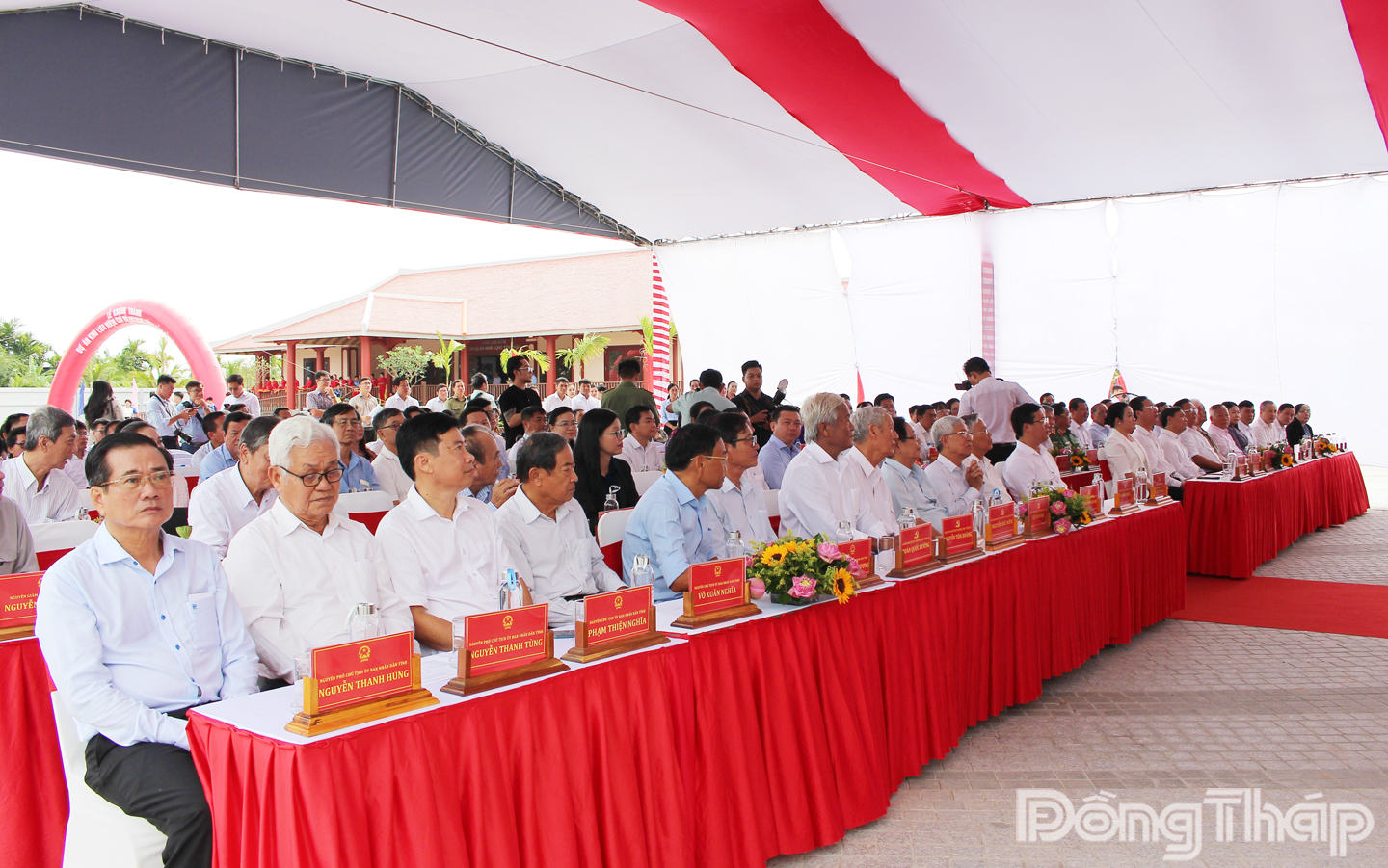 Quang cảnh Lễ khánh thành Khu lưu niệm Chi bộ An Nam Cộng sản Đảng.