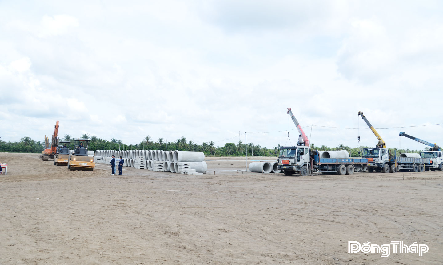 Dự án Khu dân cư An Hòa bố trí xây dựng 2 block nhà ở xã hội  với gần 400 căn vừa được khởi công xây dựng.