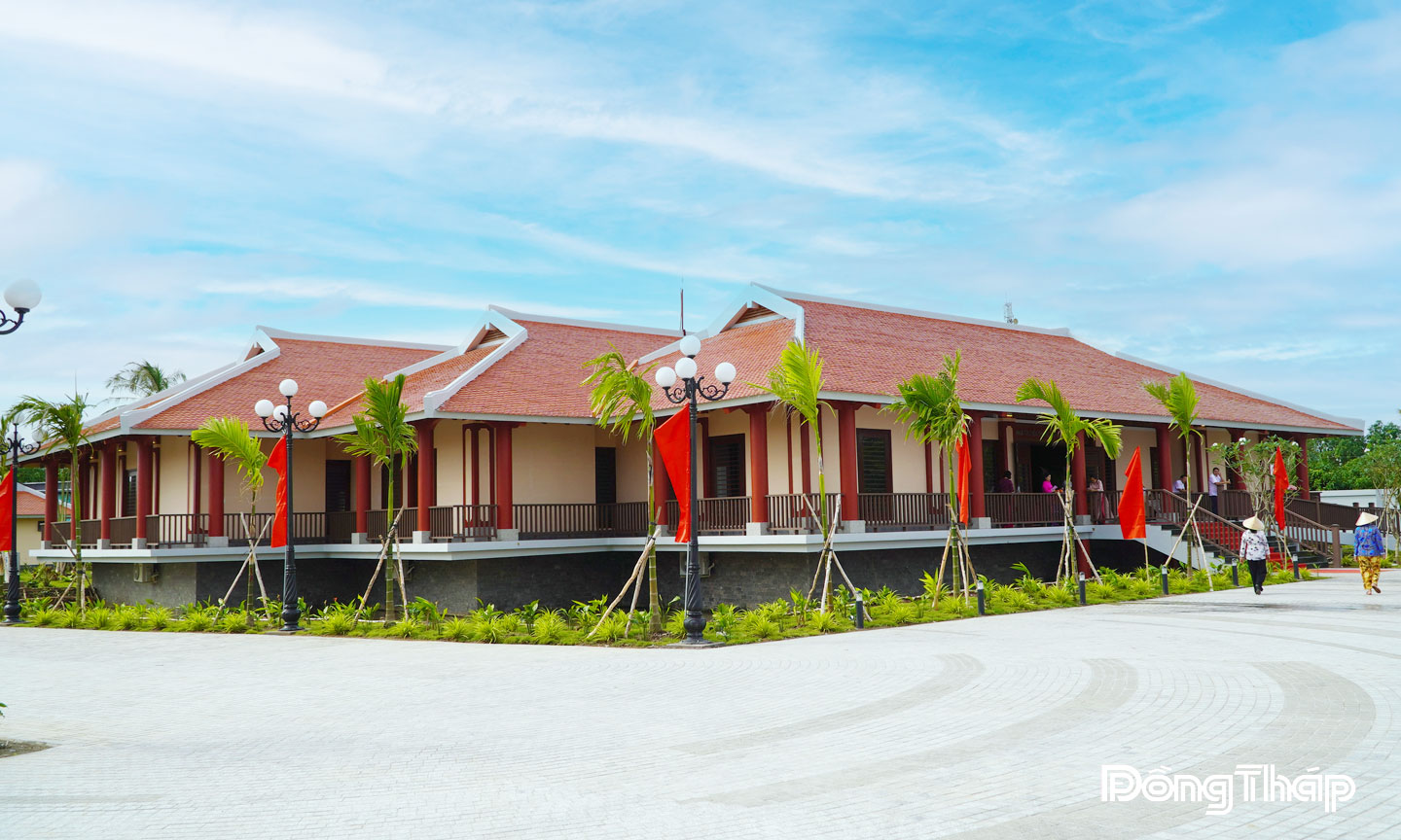 Khu vực nhà truyền thống tại Khu lưu niệm Chi bộ An Nam Cộng sản Đảng.                                                                                                                                                                                                Ảnh: HỮU NGHĨA
