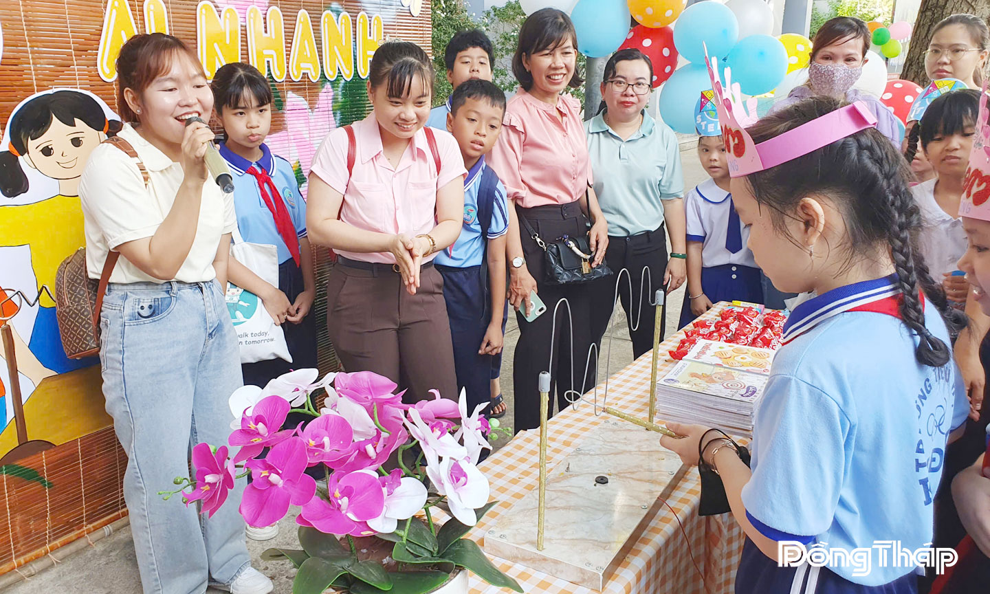 Ngày hội STEM diễn ra tại Trường Tiểu học Thủ Khoa Huân. 