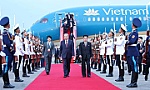 Party leader sets foot in Pyongyang for state visit to DPRK