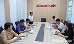 Lãnh đạo Báo và phát thanh, truyền hình Đồng Tháp làm việc với các xã về công tác phối hợp tuyên truyền