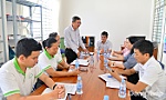 Lãnh đạo Báo và phát thanh, truyền hình Đồng Tháp làm việc với các xã về công tác phối hợp tuyên truyền