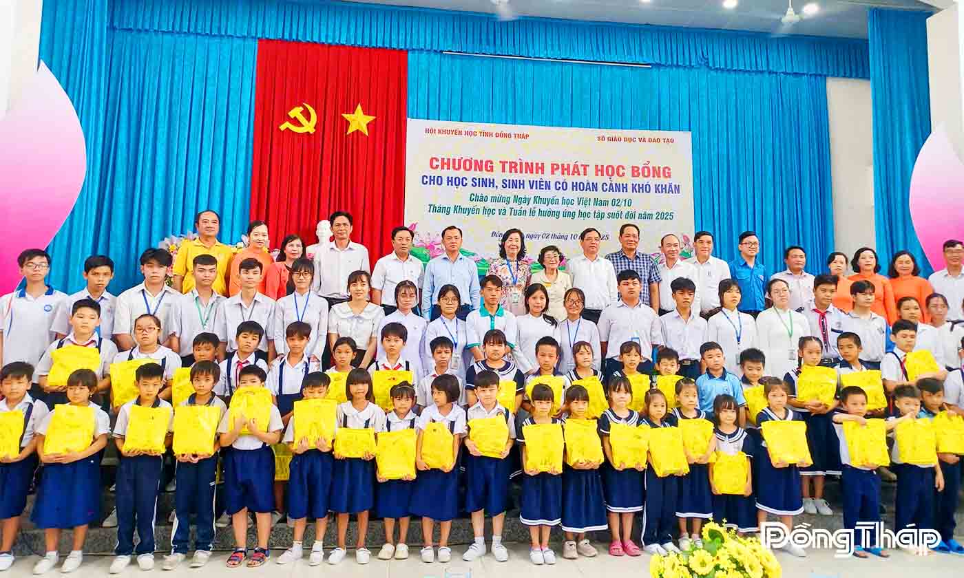 Đồng Tháp: Tham gia hưởng ứng phát động Tháng Khuyến học và Tuần lễ hưởng ứng Học tập suốt đời