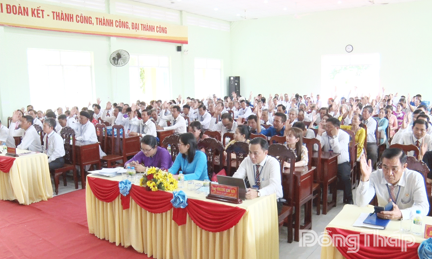 Đại biểu hiệp thương cử Ủy viên Ủy ban Mặt trận Tổ quốc xã Mỹ Tịnh An, nhiệm kỳ 2025-2030.