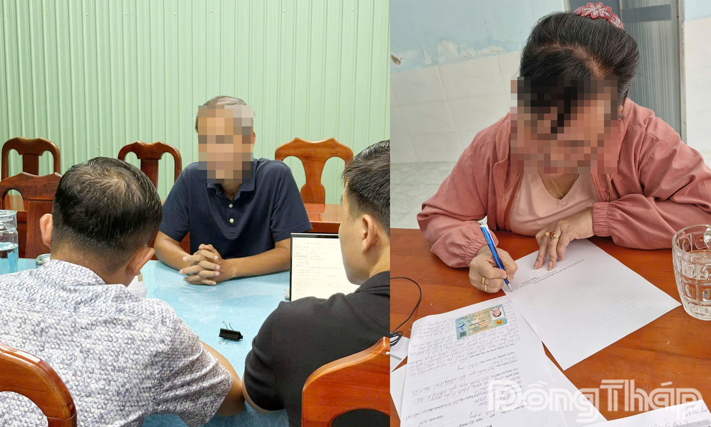 2 trường hợp bị công an mời làm việc.