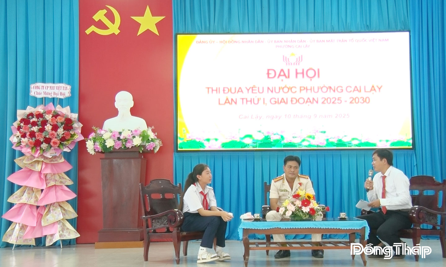 Giao lưu gương điển hình tiên tiến tại Đại hội Thi đua yêu nước phường Cai Lậy, giai đoạn 2025 - 2030.