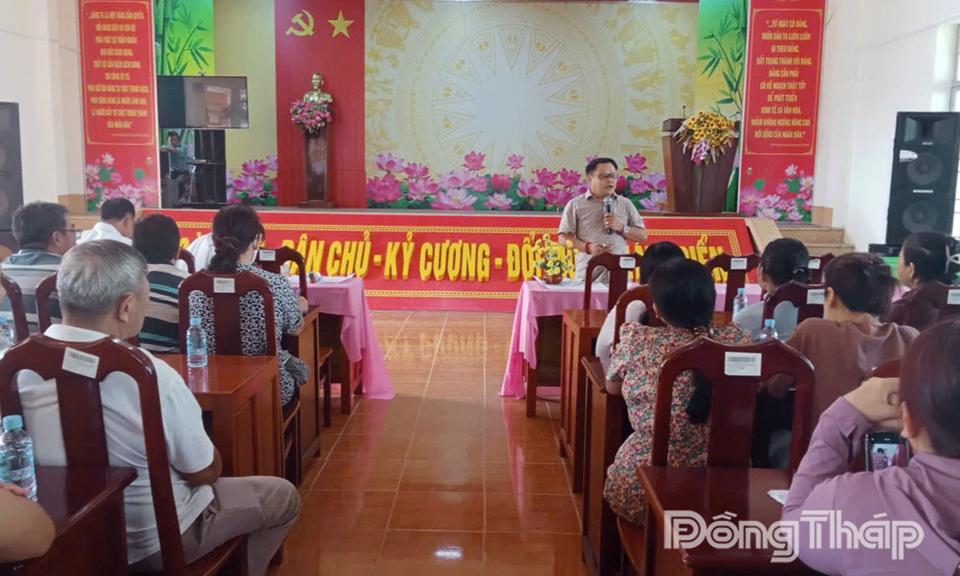 Quang cảnh tại buổi tham vấn.