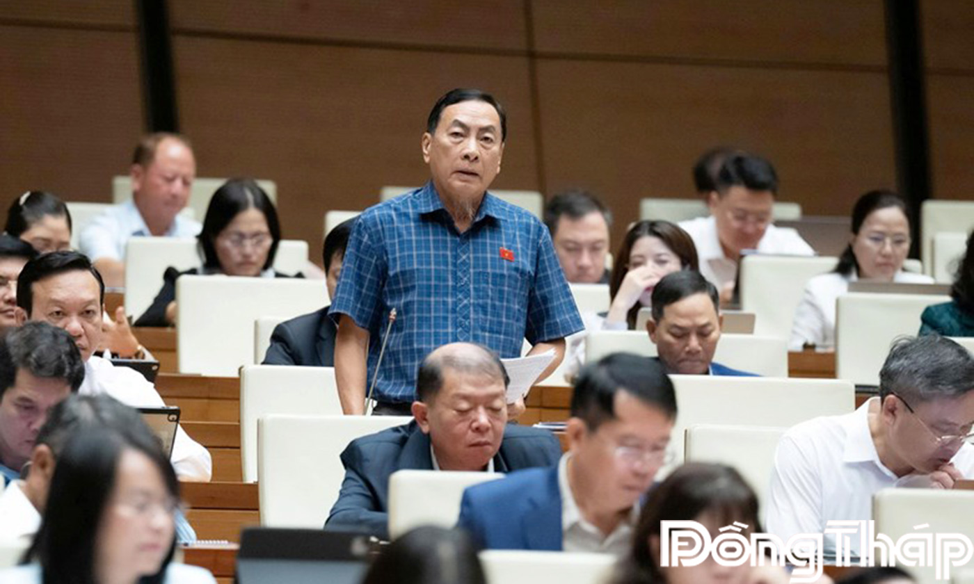 đại biểu Phạm Văn Hoà, Đoàn ĐBQH tỉnh Đồng Tháp 