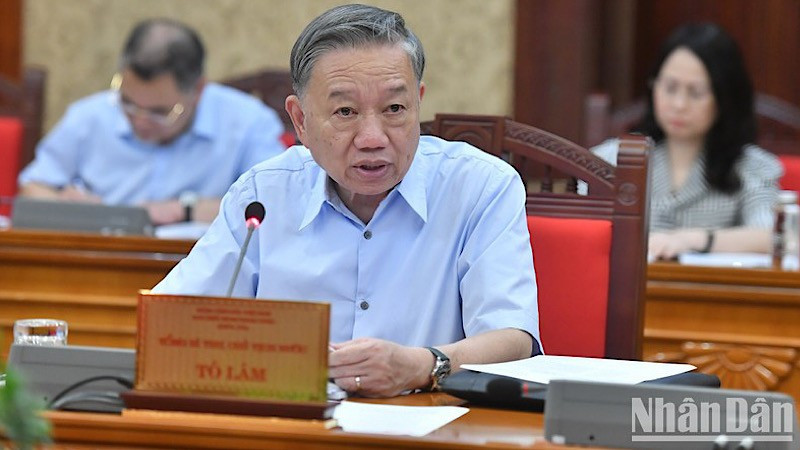 Tổng Bí thư Tô Lâm. (Ảnh: ĐĂNG KHOA)