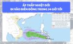 Áp thấp nhiệt đới đi vào Biển Đông trong 24 giờ tới