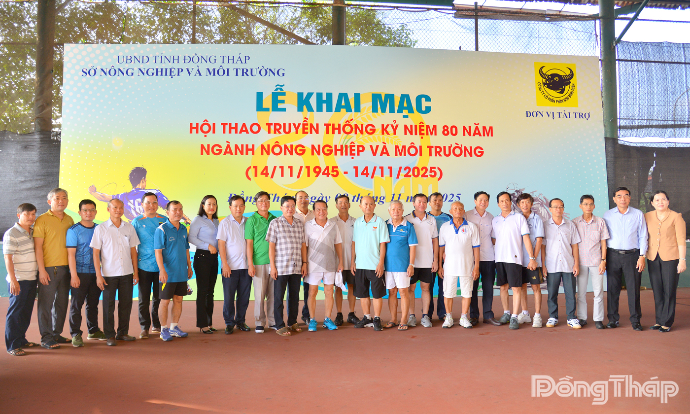 Đồng Tháp: Sôi nổi Hội thao truyền thống ngành Nông nghiệp và Môi trường