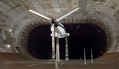 Đường hầm gió chuyên thử nghiệm máy bay