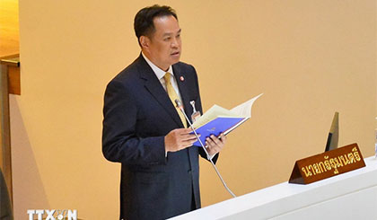 Thủ tướng Thái Lan ra lệnh đình chỉ tuyên bố hòa bình với Campuchia