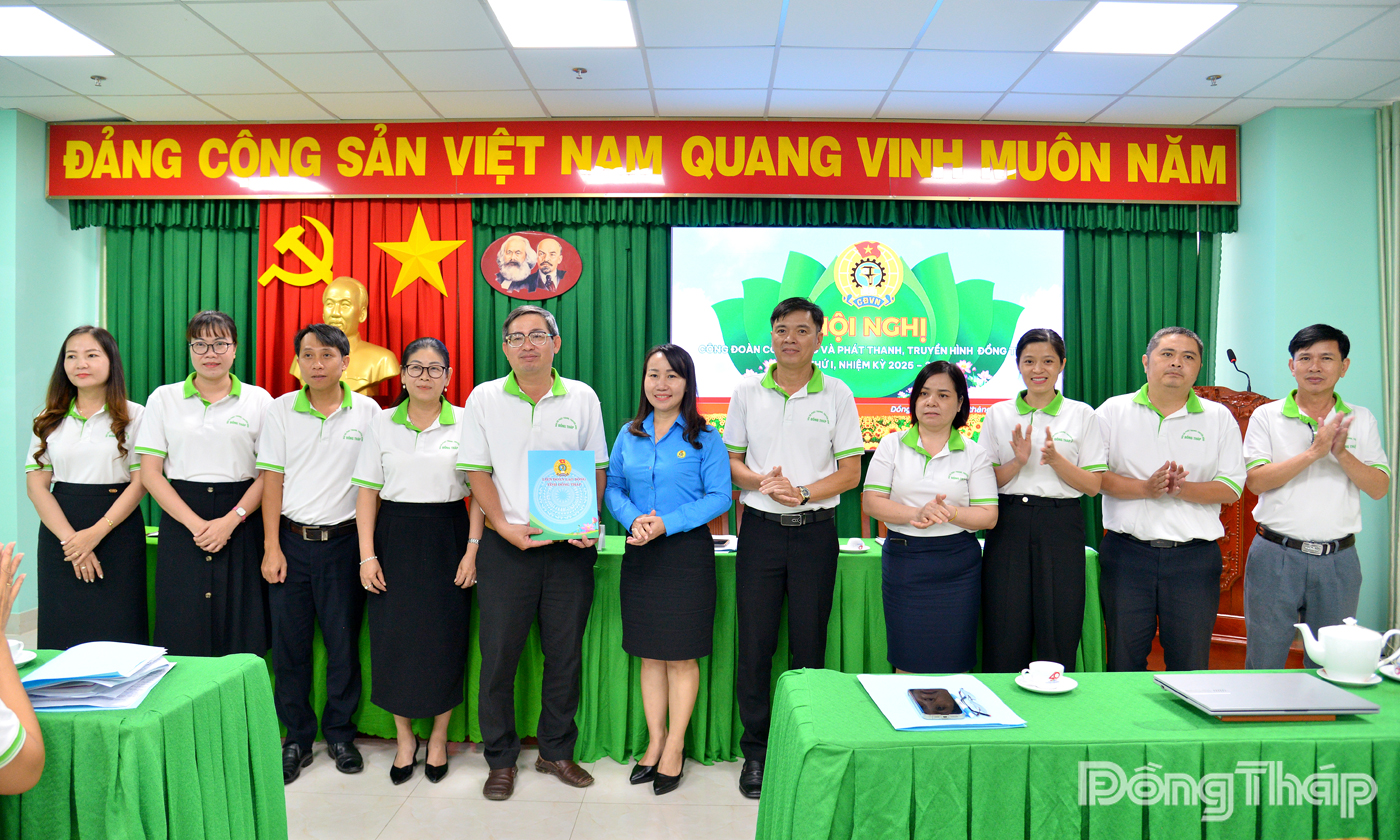 Đồng chí Nguyễn Duy Phúc Huy giữ chức Chủ tịch Công đoàn cơ sở Báo và phát thanh, truyền hình Đồng Tháp