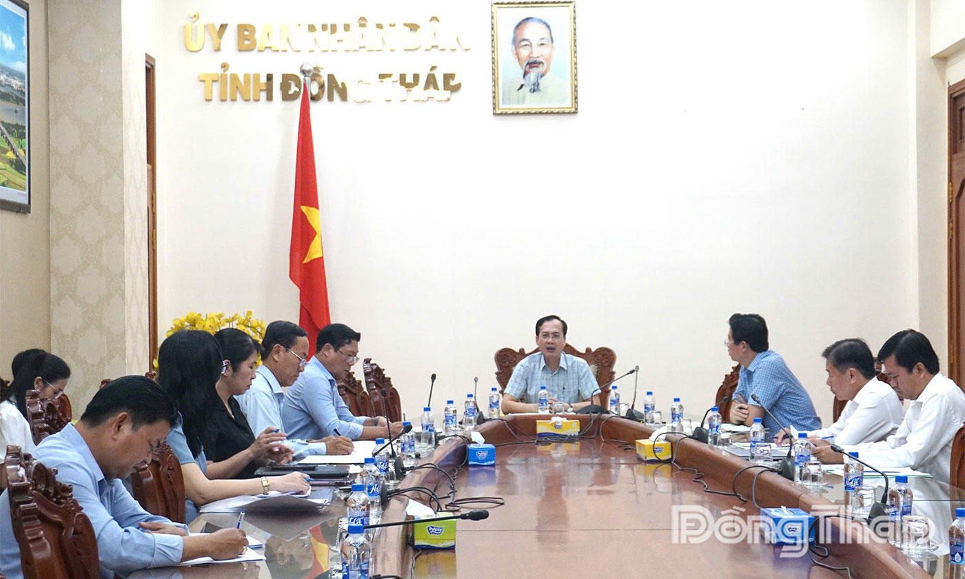 Đôn đốc tiến độ chuẩn bị Festival Hoa - Kiểng Sa Đéc lần II năm 2025