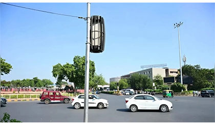 Thành phố lắp máy lọc không khí ngoài đường