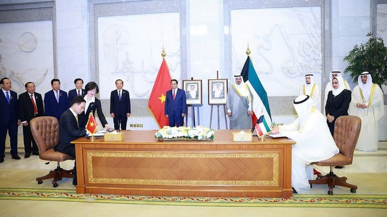 Việt Nam-Kuwait chính thức nâng cấp quan hệ lên Đối tác chiến lược