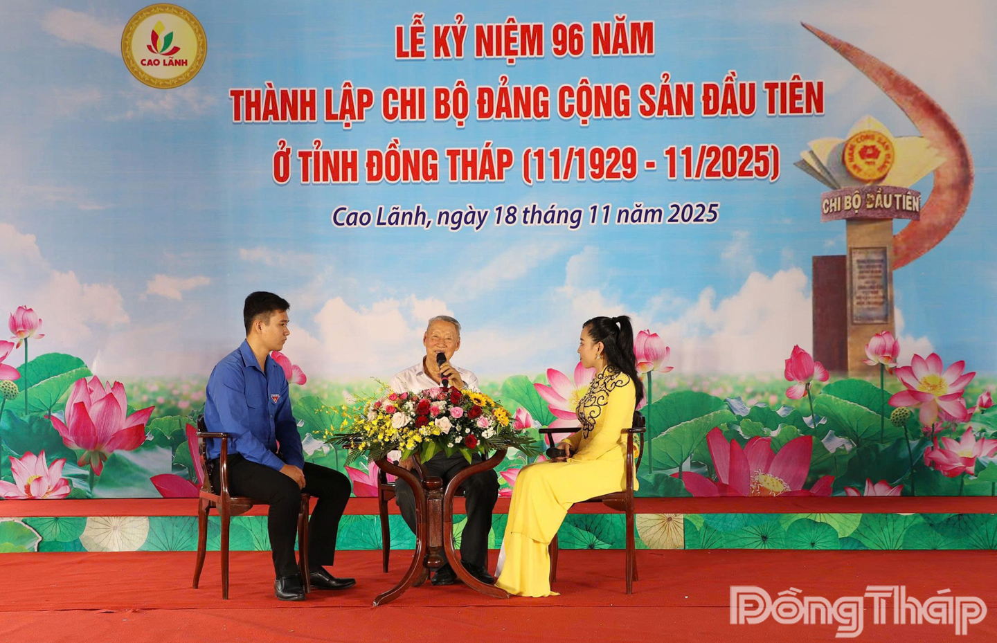 Lễ kỷ niệm 96 năm thành lập Chi bộ Đảng Cộng sản đầu tiên ở tỉnh Đồng Tháp