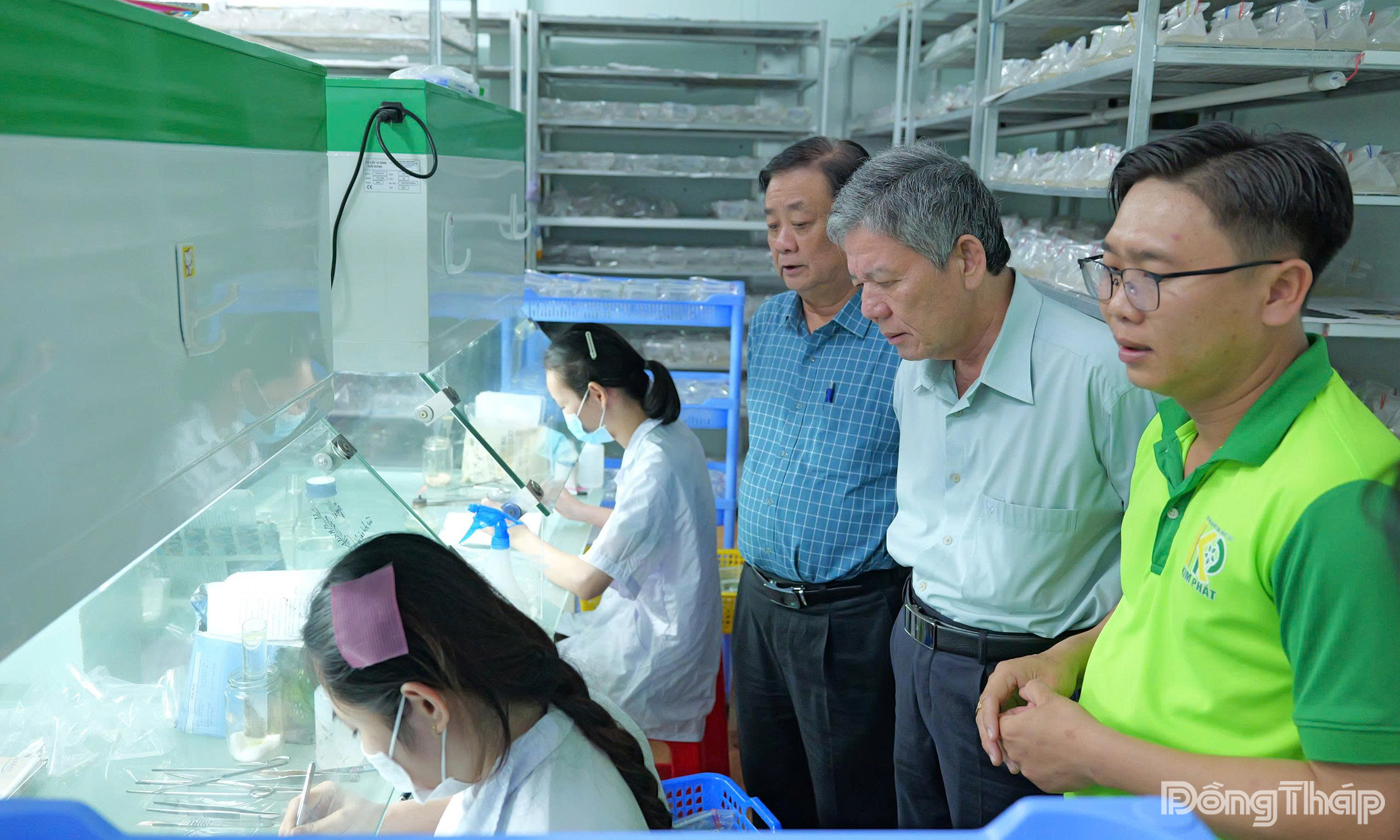 Phó Chủ tịch Quốc hội Lê Minh Hoan thăm Hợp tác xã nông nghiệp công nghệ cao Kim Phát