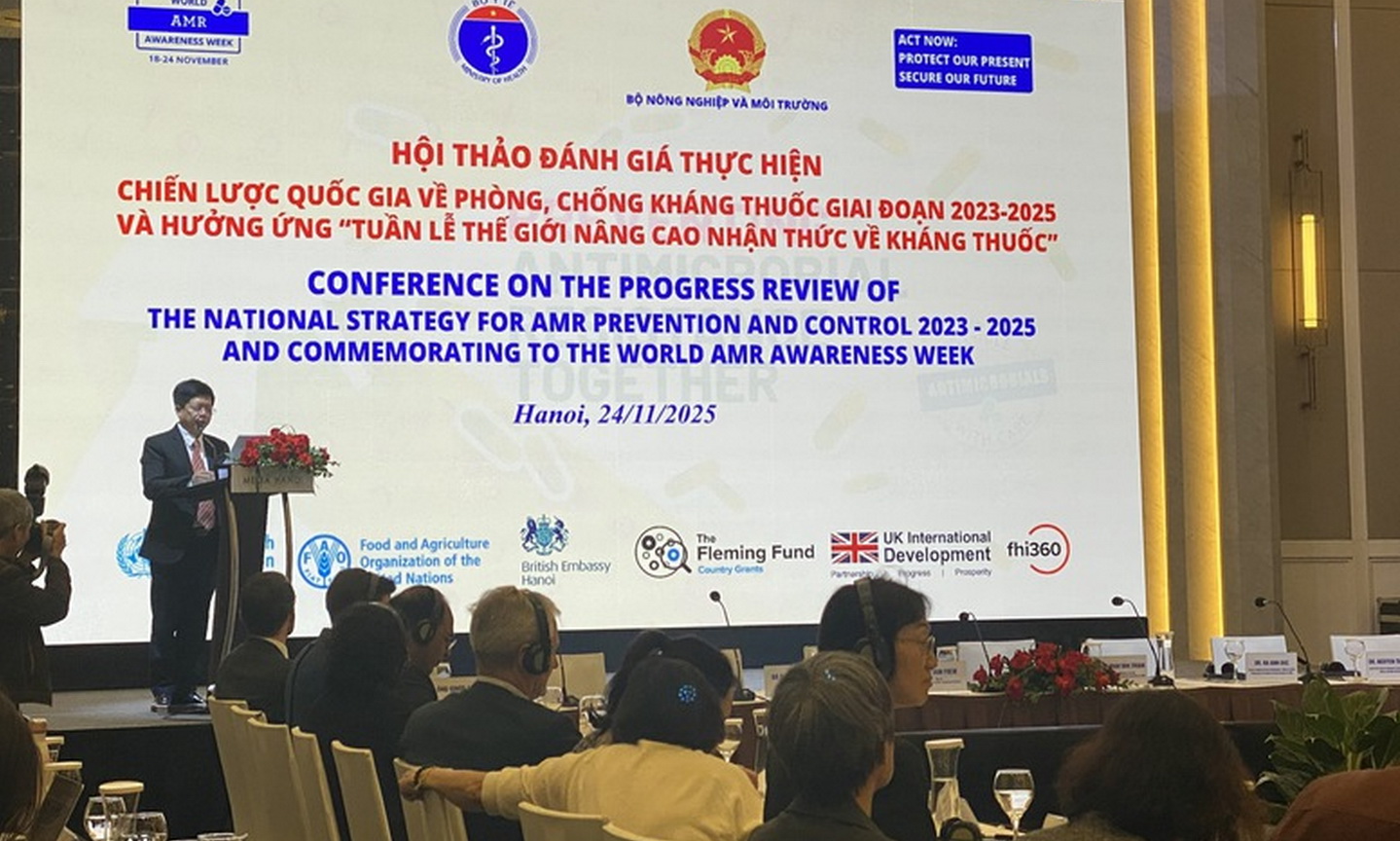 Kháng thuốc tăng nhanh và đã trở thành vấn đề của hiện tại