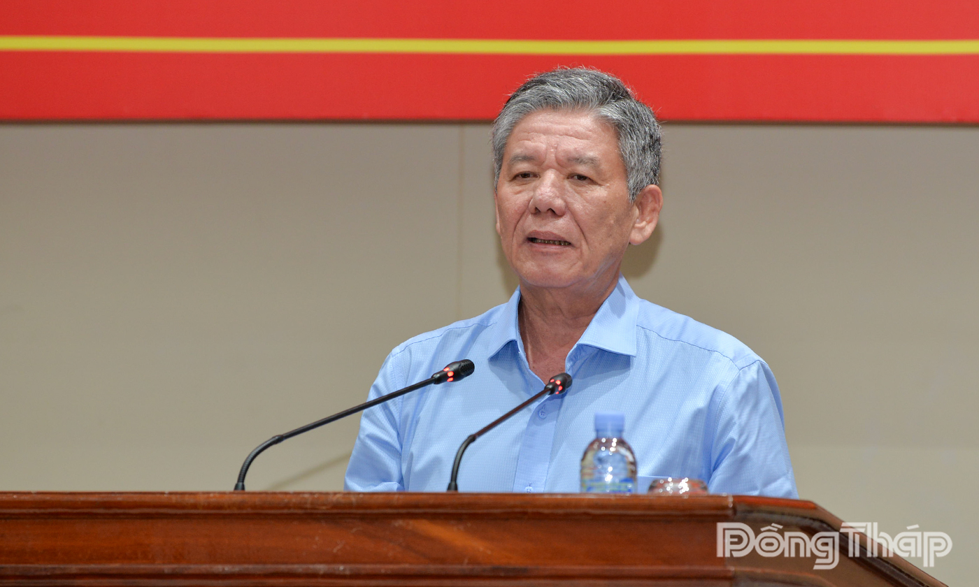 Đồng chí Ngô Chí Cường phát biểu chỉ đạo hội nghị.