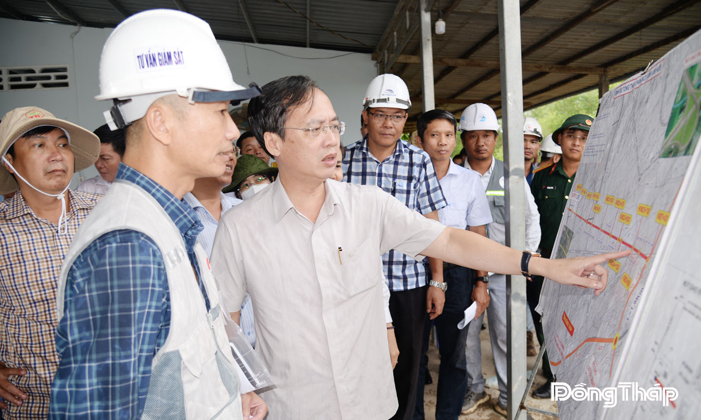 Lãnh đạo tỉnh thường xuyên kiểm tra, đôn đốc, tháo gỡ khó khăn cho các dự án đầu tư công.