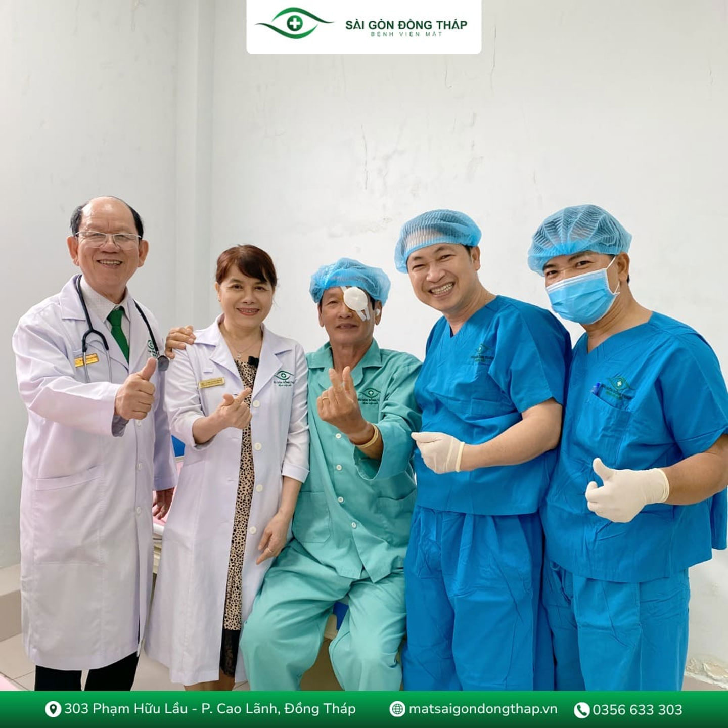 Ông Đoàn Văn Hồng - Nguyên Giám đốc Sở Y tế tỉnh Đồng Tháp đã tin tưởng và lựa chọn mổ cườm Phaco không đau tại Mắt Sài Gòn Đồng Tháp