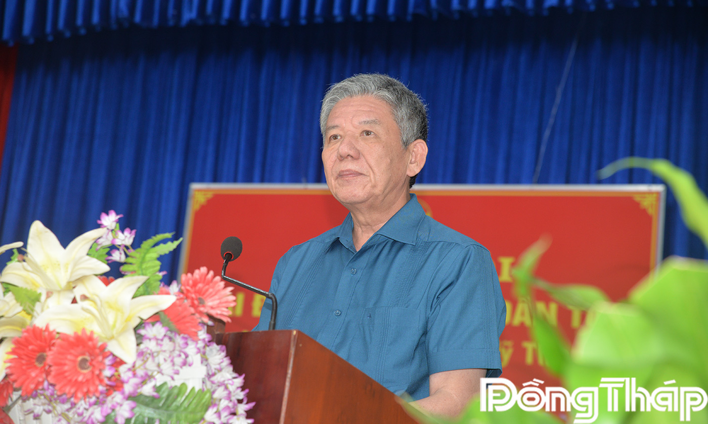 Đồng chí Ngô Chí Cường phát biểu tại Ngày hội