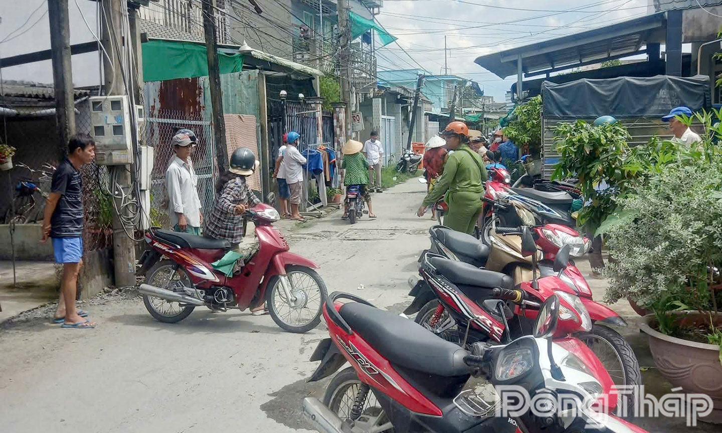 Hiện trường vụ án mạng.