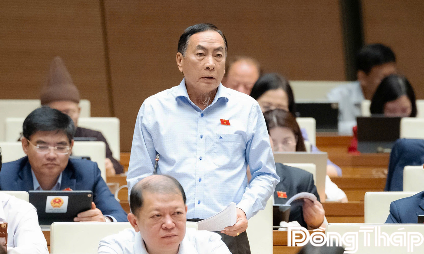 Đại biểu Phạm Văn Hòa, phát biểu