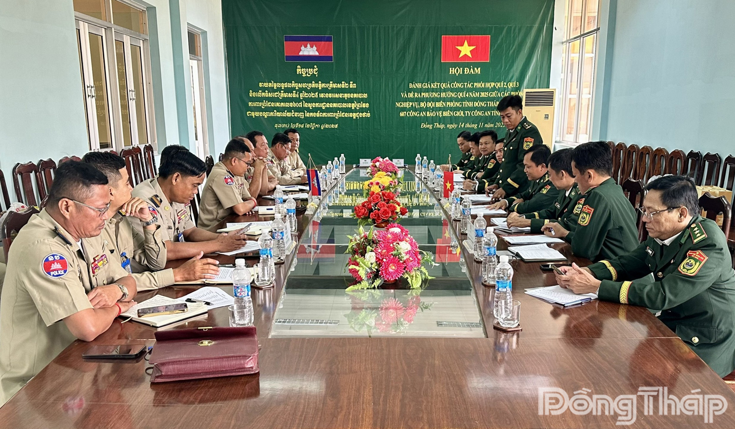 Quang cảnh buổi Hội đàm.