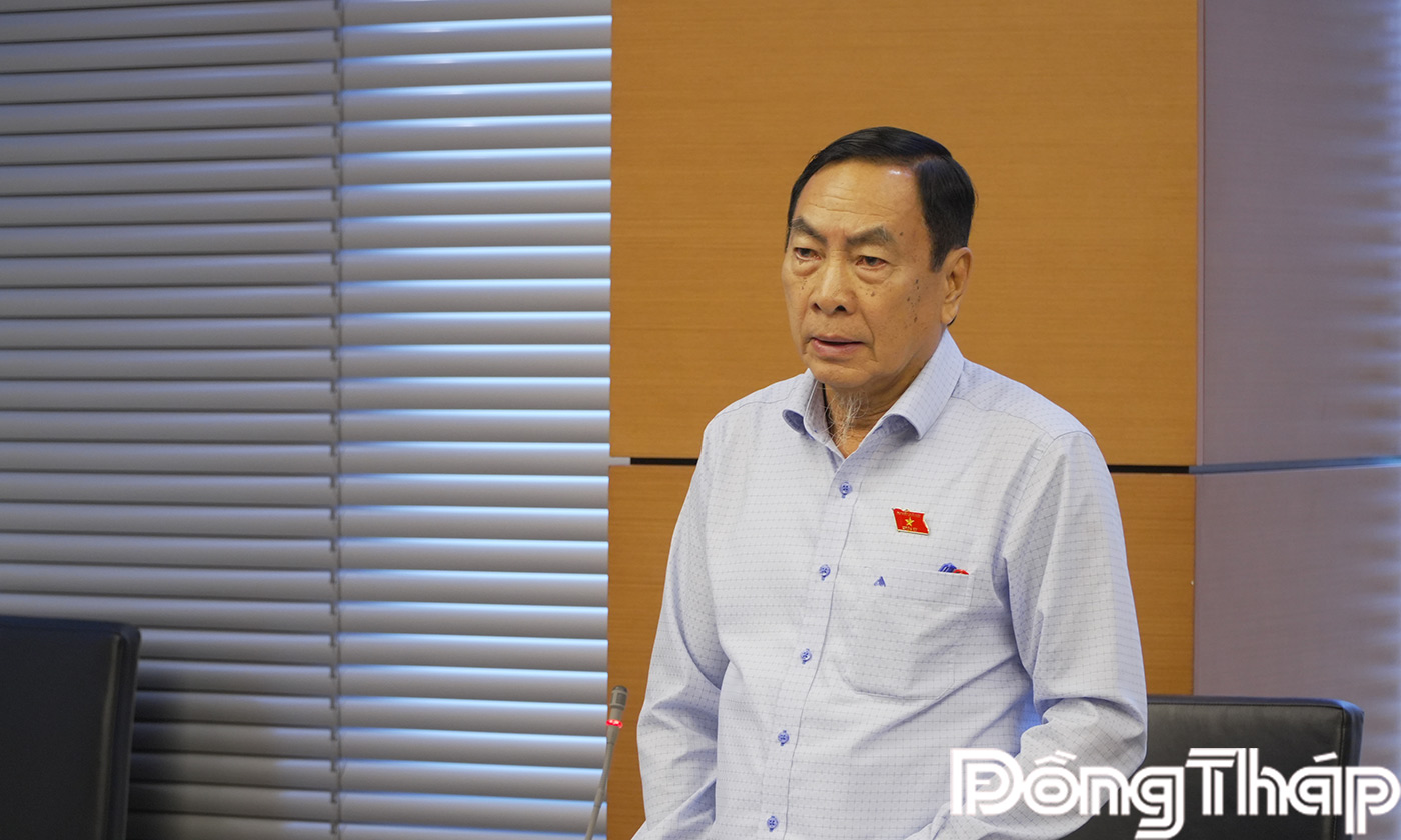 Đại biểu Phạm Văn Hòa, phát biểu thảo luận