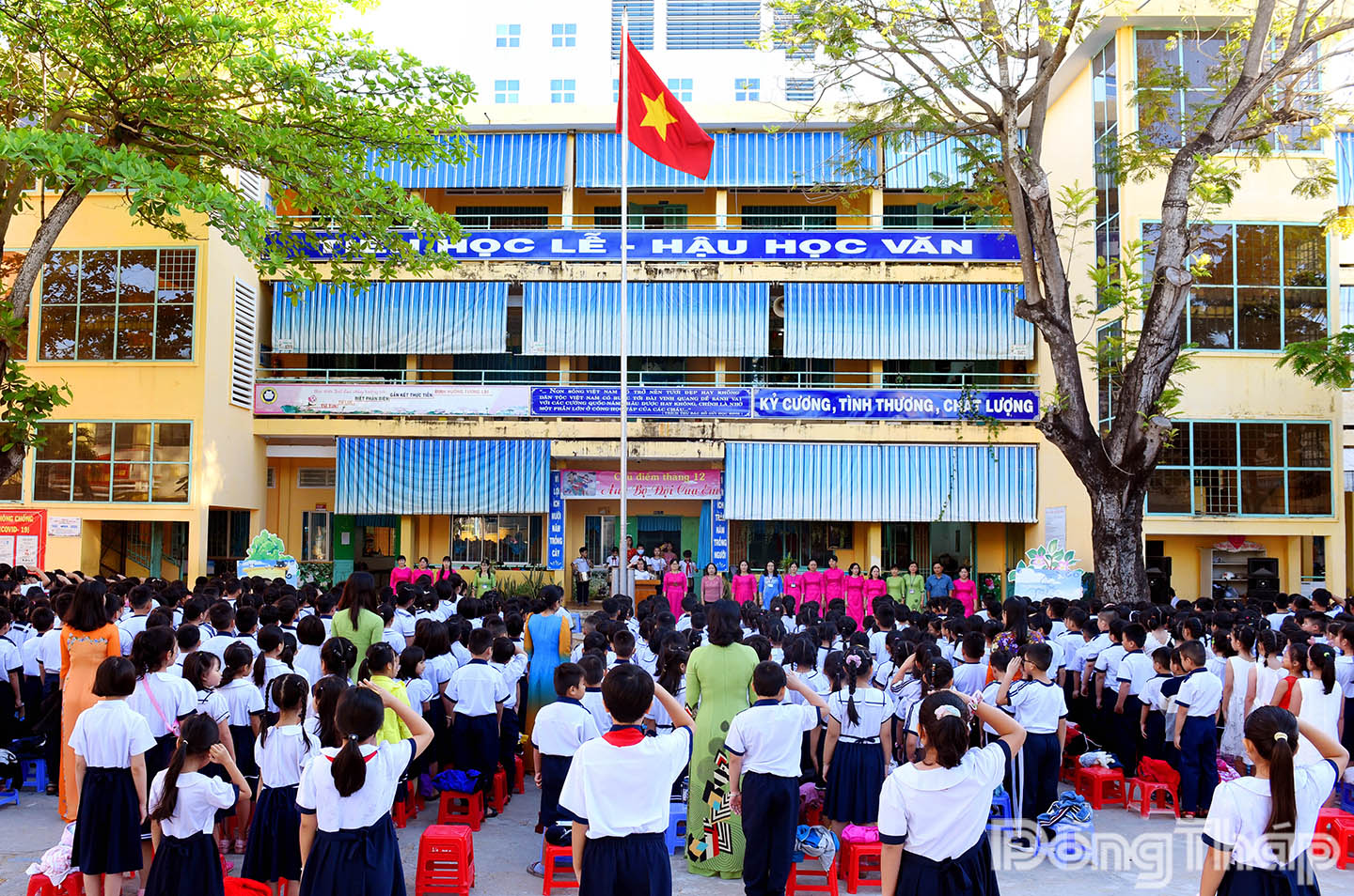 Trường Tiểu học Lê Quý Đôn (phường Đạo Thạnh). Ảnh: THANH PHONG