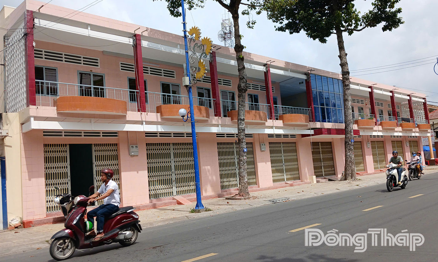 Các căn nhà công vụ trên đường Rạch Gầm đã được sửa chữa.