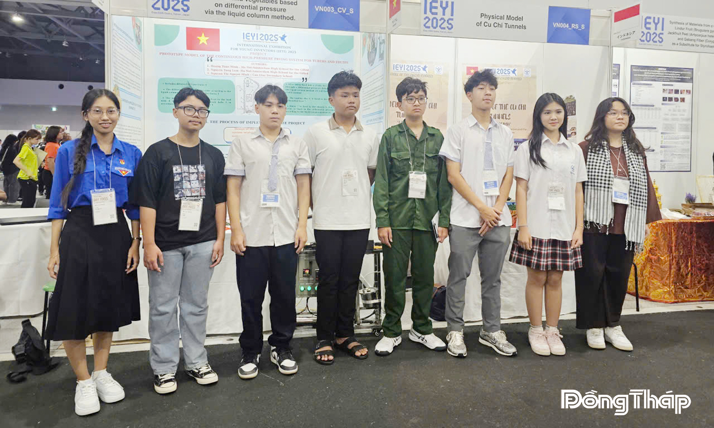 Đoàn học sinh Việt Nam tham gia Triển lãm Quốc tế dành cho các Nhà sáng tạo trẻ tại Nhật Bản tháng 8-2025.